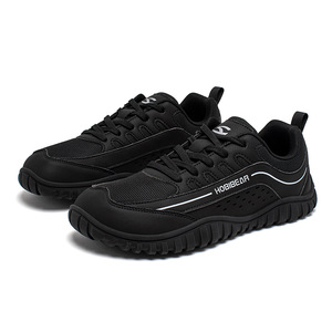 Zapatos de hombre para primavera y otoño - Zapatos minimalistas, con cordones, de caña baja, informales, con puntera ancha, deportivos - Product Image 5