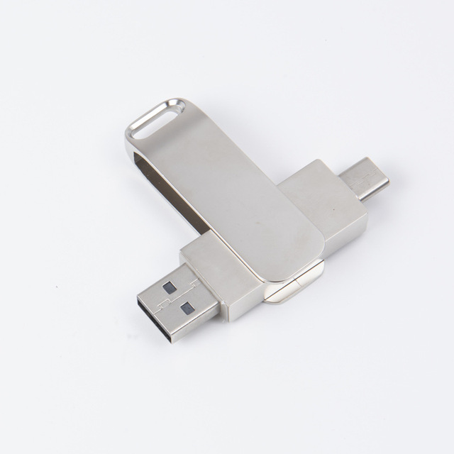 Custom 2 in 1 Lowest Price Swivel Memorias Usb Colorful Usb Flash Drive Custom Mini Usb Flash Memory Stick 1TB Pendrive