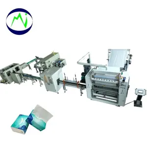 Hochwertige Gesichtstuchpapier-Herstellungsmaschine / automatische Gesichtstuch-Produktionslinie