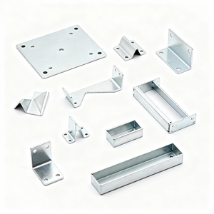 Maßgefertigtes 1U Aluminium-Gehäuse für Computer-Hardware-Rack Metallplatte für Blechbearbeitung - Product Image 1