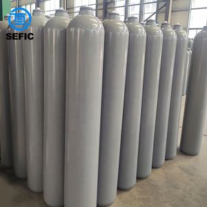 Yüksek basınç 50L endüstriyel gaz silindiri dikişsiz çelik Argon azot oksijen <span class=keywords><strong>CO2</strong></span> gaz tankı 345bar testi 48kg ağırlık - Product Image 2