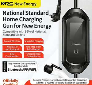 IP54 Su Geçirmez Taşınabilir AC EV Şarj Cihazı 3.5kW Tip 2 Gecikmeli ve Uygulama Kontrollü - Product Image 4