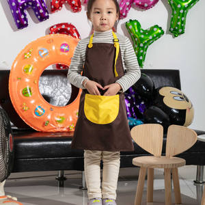 Delantal de cocina personalizado para niños, juego de pintura ajustable con bolsillo - Product Image 6