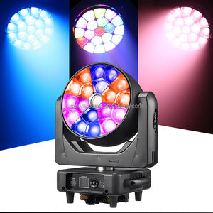 Haute puissance abeille oeil tête mobile 19*40W K15 LED Zoom lavage tête mobile lumière Rotation lentille grand abeille oeil pour événement fête <span class=keywords><strong>Disco</strong></span> - Product Image 3