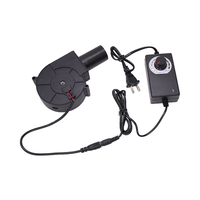 Ventilateur Soufflant Électrique Mini DC 12V Haute Pression Direct Usine OEM pour Brûleur de Poêle à Huile Usée, Modèle 9733, 2.94A 3.6A 6A