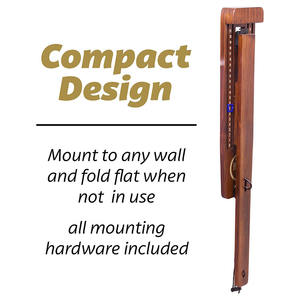 Jeu de lancer d'anneau Image de carnaval <span class=keywords><strong>Jeux</strong></span> de lancer d'anneaux en bois écologiques Crochet unisexe 21 Jeu de balançoire d'anneau mural - Product Image 4