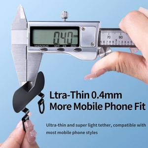 Universal Strap Phone Lanyard with Stainless Steel Slip D-Ring Mobile Phone Tether Tab in Rope Shape Metal <b>Clip</b> - Product Image 4