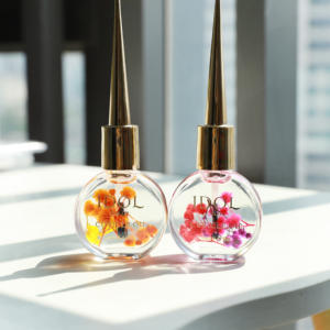 Óleo de Unha 14ml com Logotipo Personalizado Orgânico Natural Cuidado de Unhas Nutritivo Óleo para Cutículas 9 Sabores Presente de Natal Óleo para Cutículas com Flor Real - Product Image 3