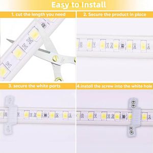 100 110 Celsius Sauna LED <b>Light</b> IP67 68 <b>Waterproof</b> 24V 8W 120leds SMD2835 LED Strip CRI90 IP67 10M for Indoor - Product Image 4