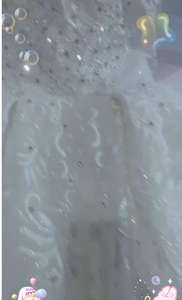 Gaun pengantin mewah berkilau 2025 gaun pengantin applique renda batu bersinar gaun pernikahan bahu terbuka gaun pengantin manik-manik - Product Image 4