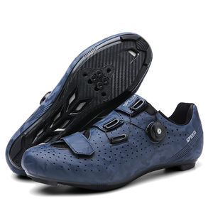 Zapatillas de Ciclismo de Montaña para Hombre, Diseño Nuevo de Fábrica, Antideslizantes, Multifuncionales, con Suela de Goma y Parte Superior de Cuero Genuino - Product Image 3