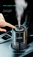 Diffuseur d'huiles essentielles pour voiture à usage domestique, parfum pour voiture, diffuseur d'arômes intelligent pour voiture rechargeable, humidificateur
