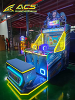 Machine de tir d'arcade japonaise ACS Source Factory pour enfants, version simple ou double, garantie 1 an - Version anglaise