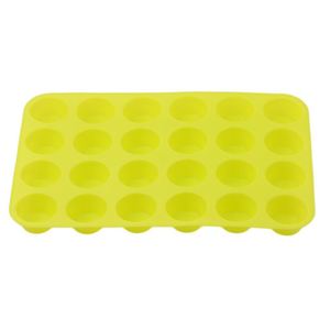 Moule à muffins rond multi-grilles en silicone, compatible alimentaire, pour la cuisson de petits gâteaux, gelées et poudings, usage domestique - Product Image 5