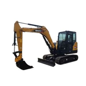 Miniexcavadora Sany SY55U de 5.5 toneladas, marca china, con rendimiento perfecto, excavadora de orugas, peso operativo de 5T, modelo Core - Product Image 1