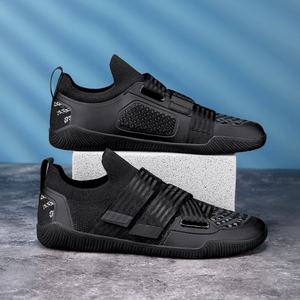 Chaussures de fitness respirantes en mesh pour hommes, idéales pour la musculation, les squats, l'haltérophilie, le deadlift, avec doublure en coton. - Product Image 5