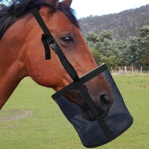 Muestra Gratuita de Bolsa de Alimentación Ajustable para Caballos con Almohadilla de Cuello Confortable, Bolsa de Alimentación de Lona Resistente y Duradera para Caballos - Product Image 4