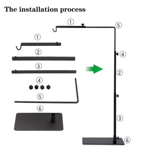 Chân Đế Đèn Sưởi Cho Bò Sát 2021, Giá Đỡ Đèn Kim Loại Có Thể Thu Vào Có Thể Điều Chỉnh - Product Image 4