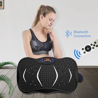 Machine de massage vibrante verticale portable pour usage domestique, brûle-graisse, plaque vibrante pour le corps, exercice amincissant, capacité max. 150 kg