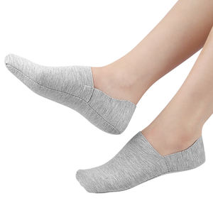 No Show Chaussettes Mocassins antidérapants Sneaker Flats Bateau <span class=keywords><strong>Chaussure</strong></span> Invisible Low Cut Liner Chaussettes en coton pour hommes et femmes - Product Image 1