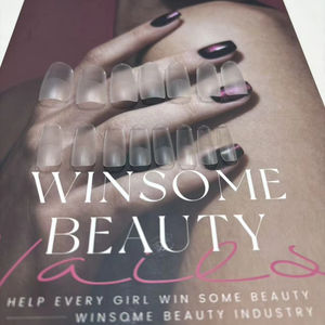 Toptan Çekici Güzellik PMMA Tam Kaplama Yapay Tırnak Uzatma Uçları 300 Adet Çoklu Boy Şekiller Özel Logo - Product Image 1