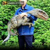MYDINO küçük boyutlu dinozor kukla Robot Raptor dinozor bebek