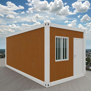 Casa contenedor moderna desmontable estructura de acero ligera modular Instalación rápida prefabricada para uso en hoteles y centros comerciales - Product Image 5