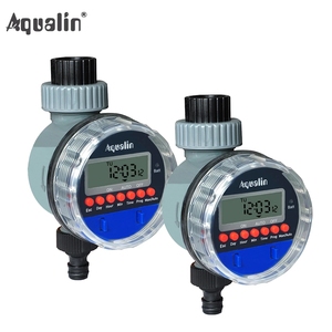 Minuterie d'arrosage de <span class=keywords><strong>jardin</strong></span> électronique, minuterie d'irrigation automatique pour tuyau, contrôleur intelligent, minuterie d'eau Aqualin - Product Image 1