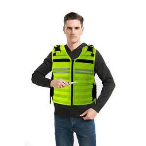 Eerste Vezel Hoge Zichtbaarheid Tactisch Vest Reflecterende Flexibele Steek Proof Veiligheidsvest - Product Image 3
