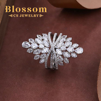 Blossom CS Jewelry Wholesale, bijoux en argent sterling 925, bijoux fins de luxe, anneaux en zircone cubique pour femmes
