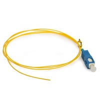 Cables de comunicación OS2 SM 900um, fibra óptica tipo pigtail simplex SC PC UPC, 2 metros, precio de fábrica