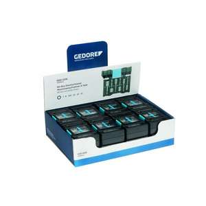 GEDORE - 3000036 Display con soporte de máquina de toma de caja de 16 bits (6 uds.) -EAN 4010886949528 INSERTOS PARA ATORNILLADO - Product Image 2