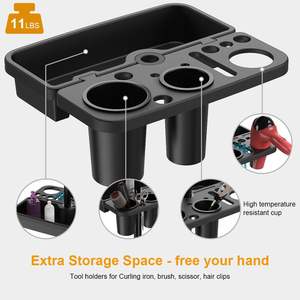 Chariot de salon de beauté réglable en hauteur, en matériau PP, chariot de salon de coiffure portable, chariot de salon de barbier pour extensions de cheveux - Product Image 6