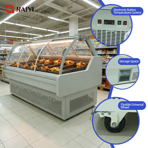 Réfrigérateur de présentation pour viande fraîche et charcuterie, idéal pour les supermarchés - Product Image 5