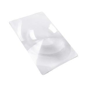 Pvc 260x180mm Sheet Magnifier Ultra Thin Reading Card Type Magnifying Glass For Books And Newspapers - Product Image 2