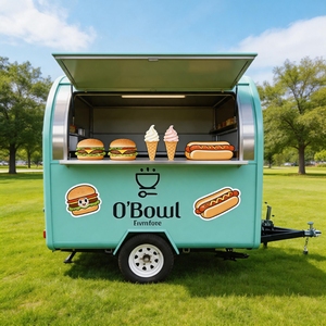 Food Truck Rétro Moderne en Acier Inoxydable, Tôle Galvanisée, Aluminium et Fibre de Verre pour la Restauration Rapide en Extérieur - Product Image 4