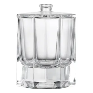 Fabriek Ruipack Oem Aangepaste Transparante Kleur Chinese Leverancier Lage Prijs Buiten Gravure Glazen Parfumflesjes