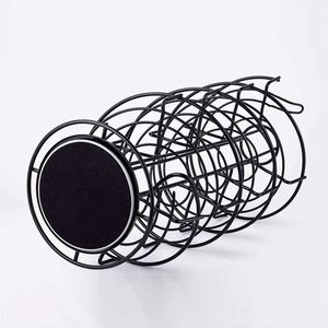 Support de rangement pour œufs rond en fil de fer argenté pour comptoir de cuisine, vente en gros personnalisée WIDENY - Product Image 4