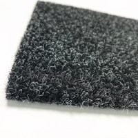 Bon matériau en PVC de moquette industrielle du fabricant chinois, style velours découpé, lavable pour la maison et la voiture