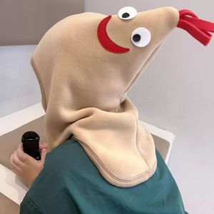 Cute Rooster Hat for Kids - <b>Knit</b> Cap with <b>Scarf</b> in One Autumn/Winter Warm Ear Protection Children Pullover Hat - Product Image 4