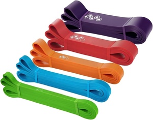Long Natural Latex <b>Pull</b> up Resistance Bands Power Bands - Product Image 1