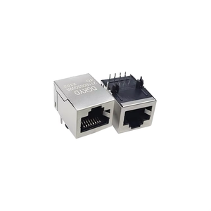 Shielded mạ Vàng 6U PBT Polyester nhà ở <span class=keywords><strong>PCB</strong></span> board Ethernet kết nối cho băng thông cao ứng dụng kết nối - Product Image 2