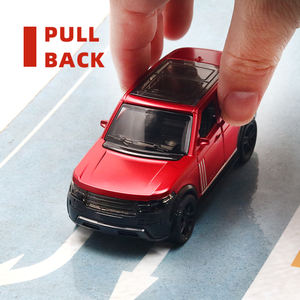 Set Assortito Modellini SUV Land Rover X7 in <span class=keywords><strong>Scala</strong></span> <span class=keywords><strong>1</strong></span>/<span class=keywords><strong>43</strong></span>, in Lega e Plastica, Fuoristrada con Funzione Pull-Back e Porte Apribili, Ruote Mobili, Giocattolo per Bambini - Product Image 4