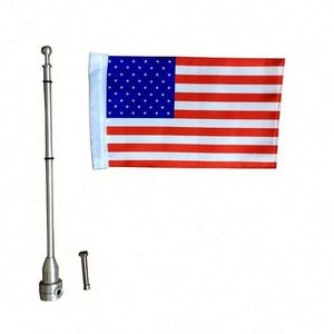 เสาธงติดรถมอเตอร์ไซค์แบบเสาตั้งตรง คุณภาพสูง ปี 2024 ผลิตภัณฑ์ที่มีความได้เปรียบในการแข่งขัน เหมาะสำหรับรถมอเตอร์ไซค์ทั่วไป - Product Image 1