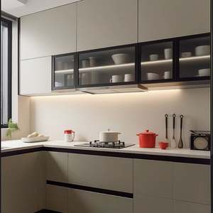 Meuble de cuisine moderne, poignée de meuble de cuisine en promotion, design de placard de cuisine moderne - Product Image 2