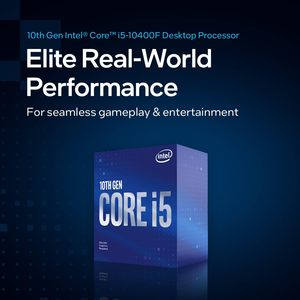 Nuevo Procesador de Escritorio Core I5-10400F de 22nm, 6 Núcleos, 2.9 GHz, Gráficos LGA1200 (Chipset Serie 400), 65W, 64 Bits, PAQUETE A GRANEL - Product Image 2
