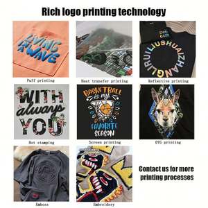 Camisetas de Alta Calidad, 300gsm, 100% Algodón, Precio de Fábrica, Fabricante, Impresión de Logotipo Personalizado, Camiseta Lisa Unisex para Hombre y Mujer - Product Image 5