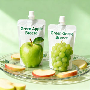 Emballage personnalisé en sachet debout avec bec verseur, imprimé en gravure, écologique, de qualité alimentaire, réutilisable, en plastique PE, pour jus, nourriture pour animaux de compagnie, 30 ml, 50 ml, 100 ml - Product Image 2