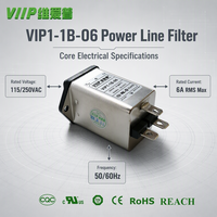 Filtre EMI AC stable VIP1-1B-06 (B011X0509) pour adaptateurs secteur et appareils électroniques grand public