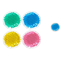 Compresas de Gel Frío/Calor Reutilizables con Perlas de Agua Redondas de Diseño Personalizado, para Alivio del Dolor
